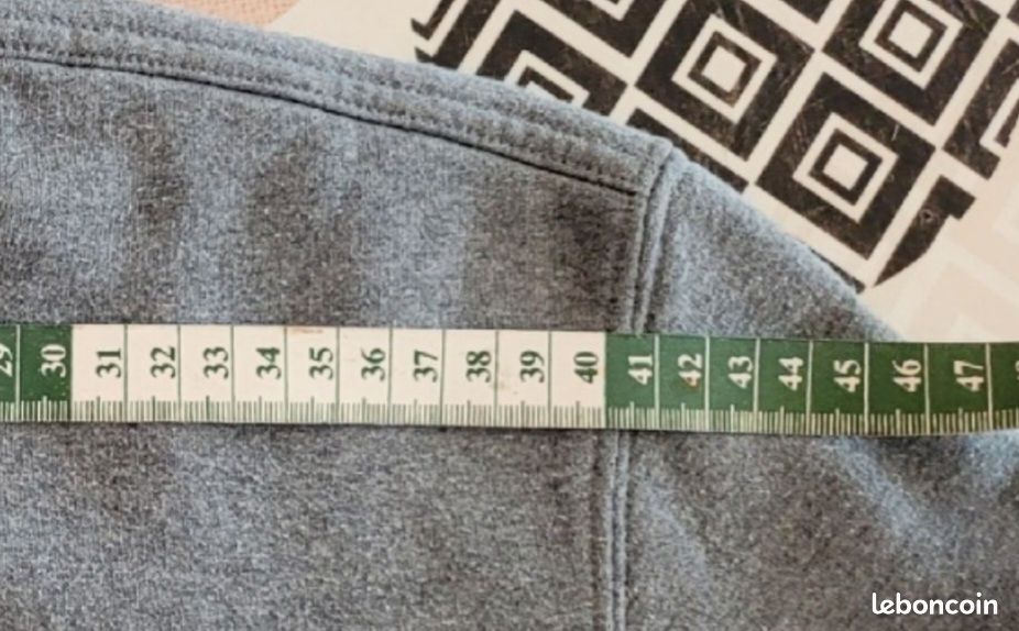 Champion Sweat Hoodie crewneck TS/TFr36- Gris Chiné-Logo Noir Devant-Coupe Comfort Fit (image 10)