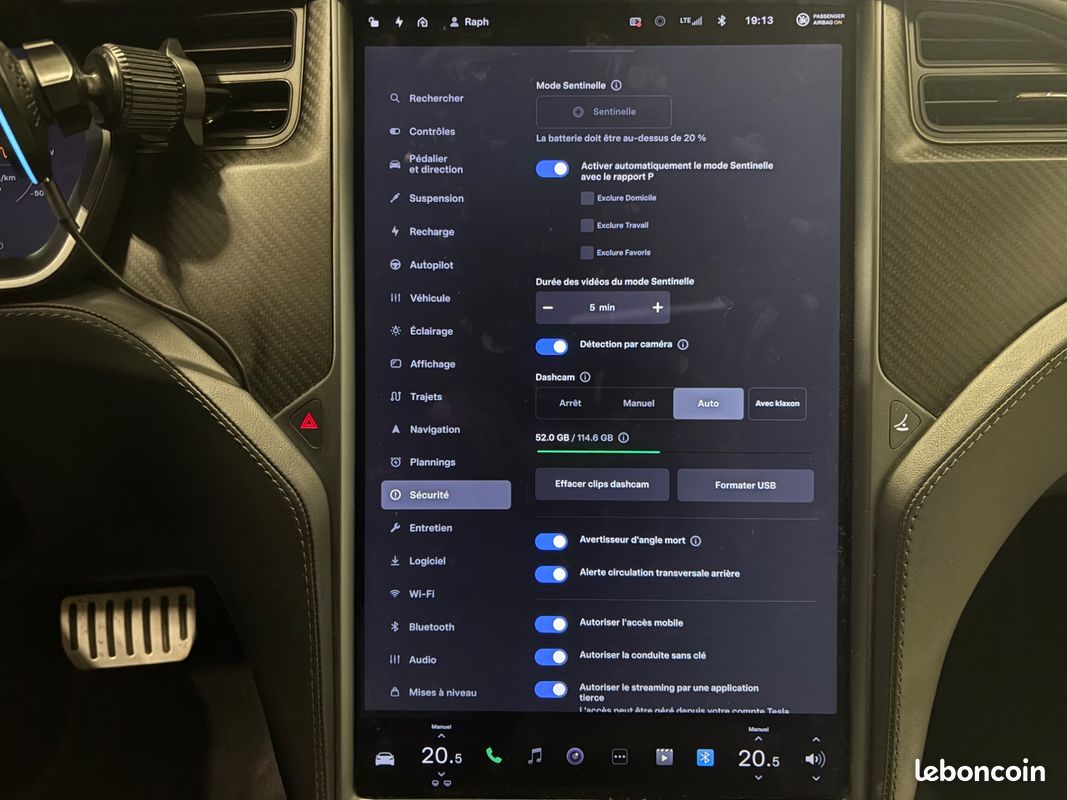TESLA MODEL-S P100DL ELECTRIC 795CH 100KWH PERFORMANCE LUDICROUS 4WD DUAL-MOTOR BVa (image 19)