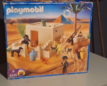 Playmobil 4246 soldat égyptien bédouin maison Égyptienne lot avec