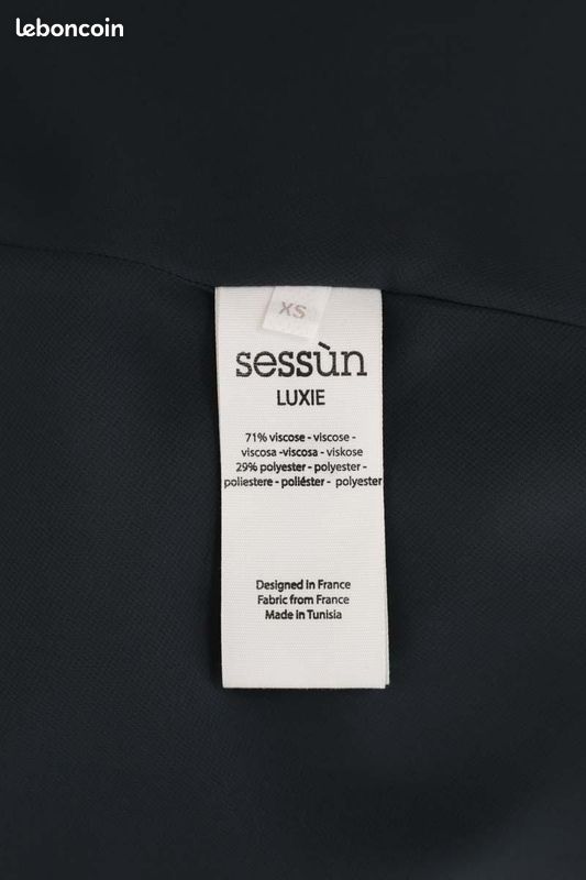 Robe En Jean Bleue Sessun - Taille S - Occasion Très Bon état - Style Décontracté Chic