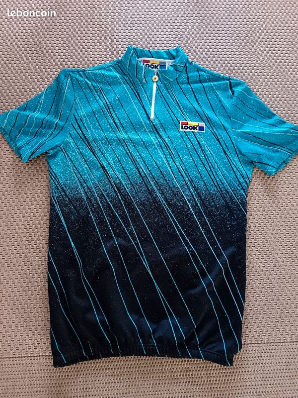 Maillot Cyclisme Vintage SEB - Multicolore - Taille Homme XL - Années 80/90