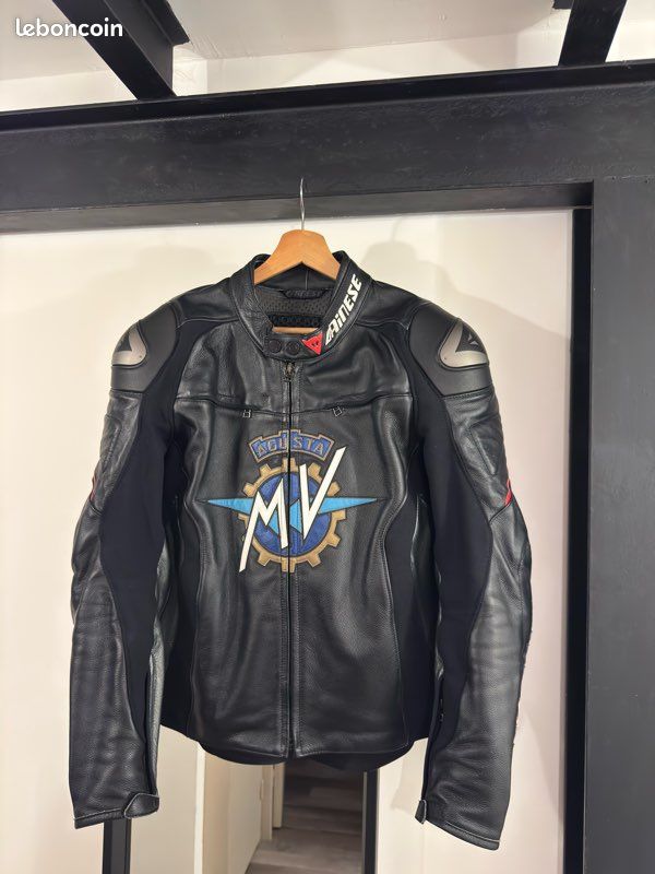 Blouson cuir Dainese Mv Agusta Équipement moto