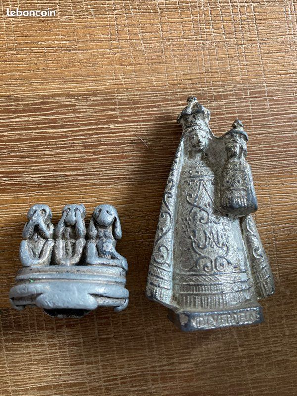 Joli lot fond de tiroir petits objets anciens vintage brocante (image 7)