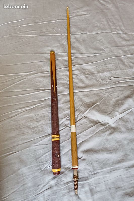 ANCIENNE QUEUE DE billard HENIN AINÉ-PARIS EUR 140,00 - FR