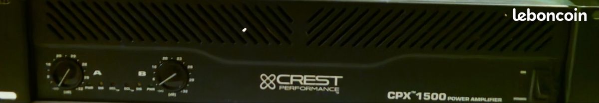 Enceinte Peveyb pro 15+Amplificateur de puissance Crest Performance CPX 1500 (image 3)