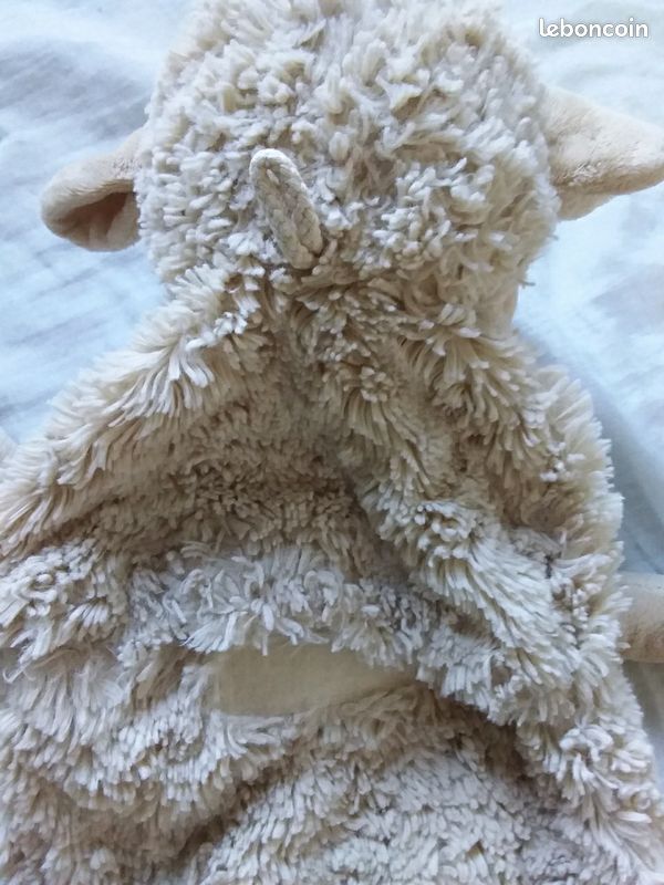 Peluche Vintage - Doudou Mouton, Rangement Pyjama Pour Chambre Enfant