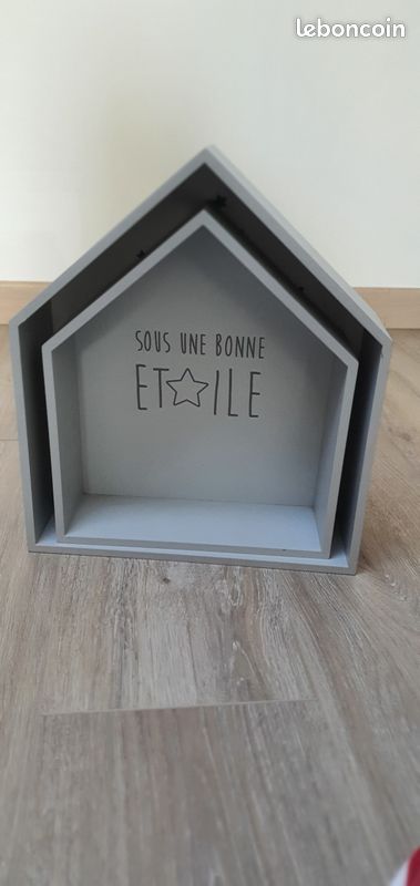 Étagère cabane étoile gris maison du monde (image 2)