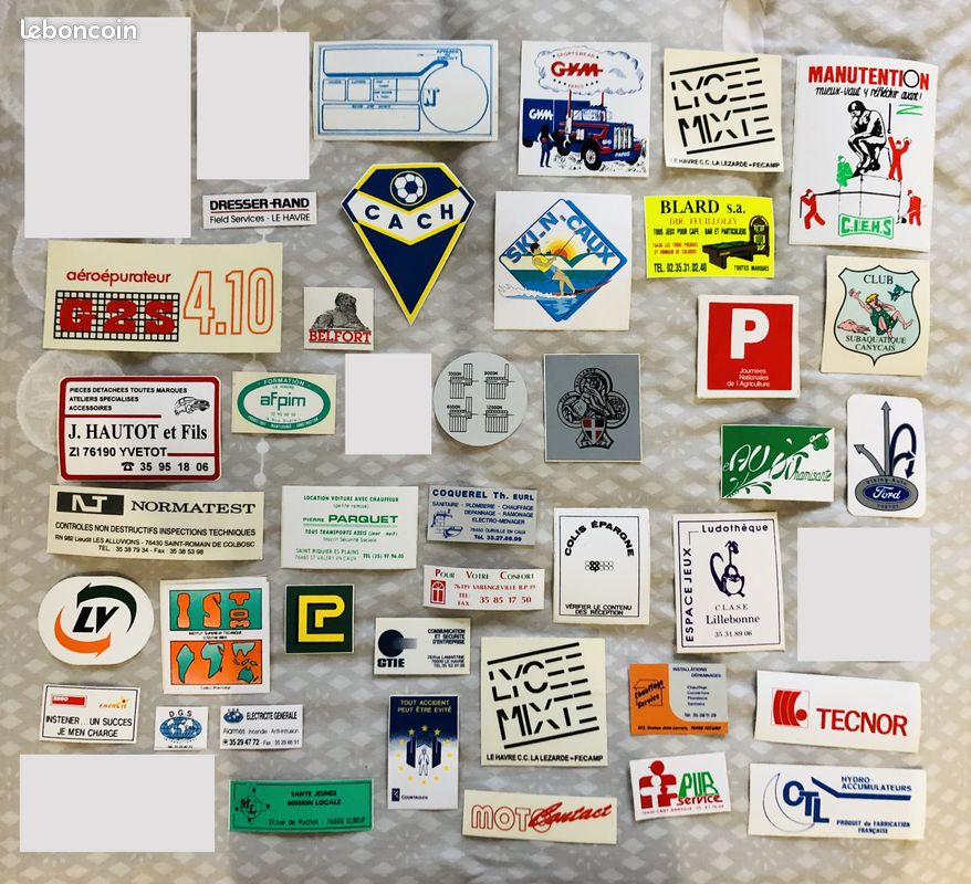 Ancien autocollant stickers Naf-Naf Mode de France an. 1980 Ancien autocollant stickers Naf-Naf Mode de France an. 1980