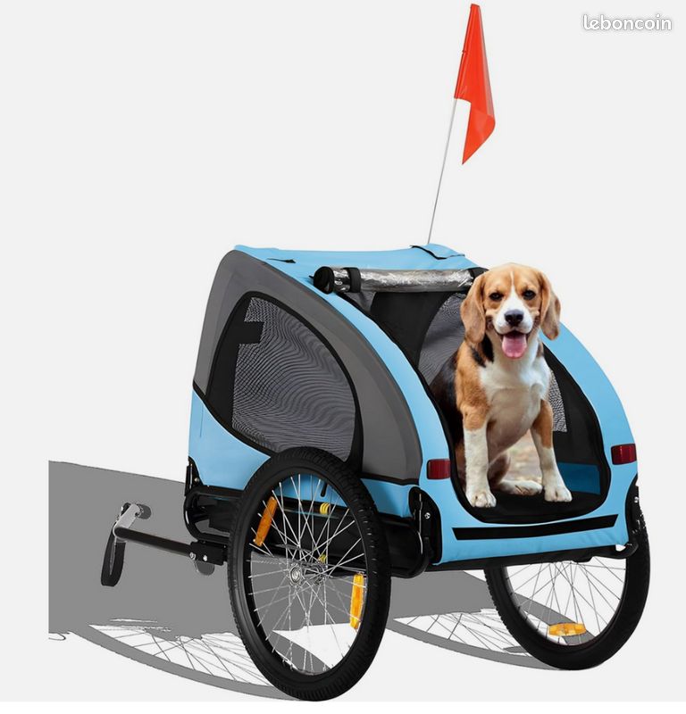 Remorque Velo Pour Chien (animaux) - Neuf – Livraison gratuite ⭐ ⭐ ⭐ (image 1)