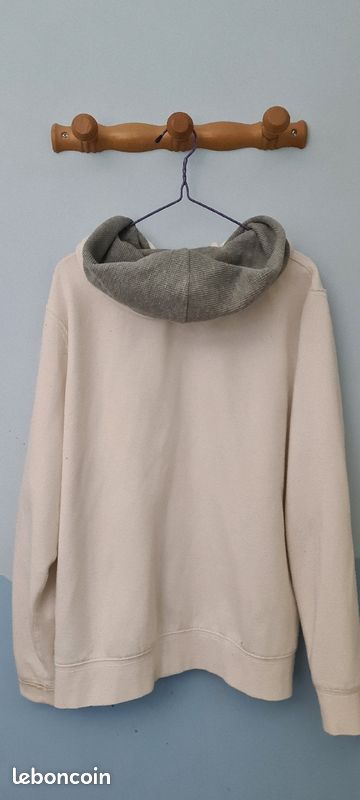 Gilet blanc à capuche taille L marque Yessica (image 2)