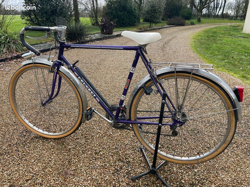 Cadre Et Accessoires Randonneuse 700C 1950 - Mafac Simplex Stronglight Herse