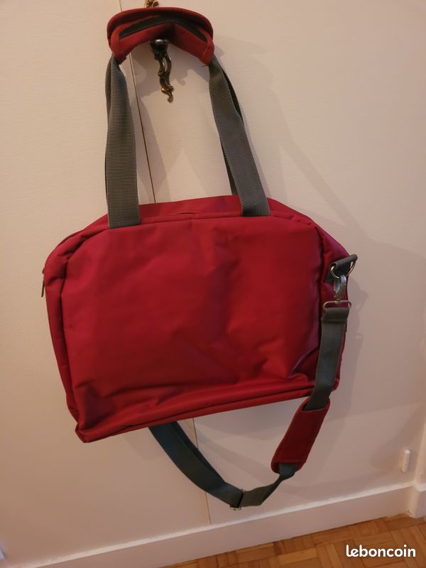 Sacoche / Cartable SACOLINE - rouge bordeaux (image 4)