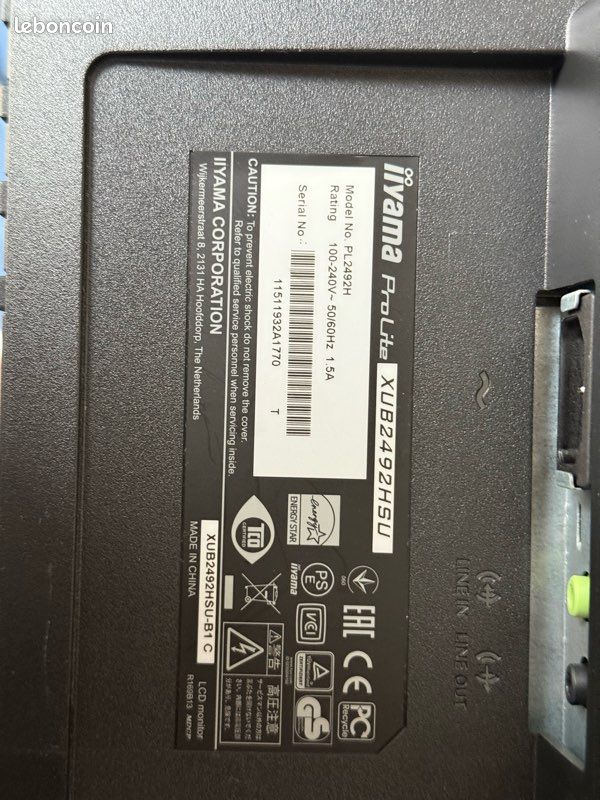 Ecran pc iiyama 100fps full hd (image 3)