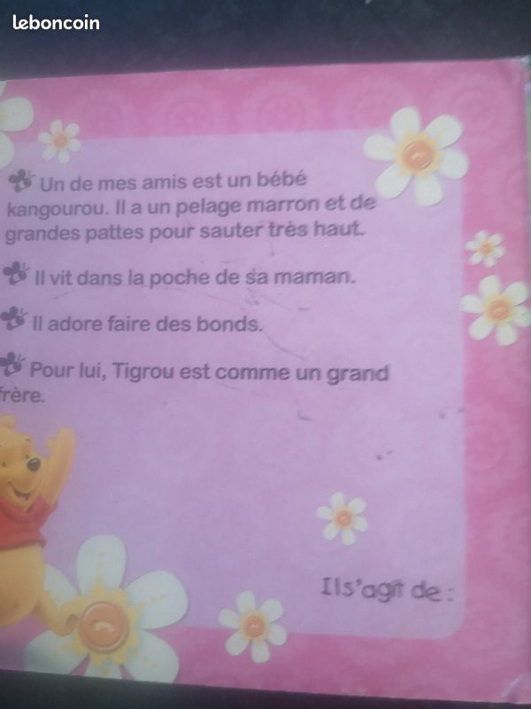 Livre enfant Disney "Winnie l'ourson et ses amis" (image 6)