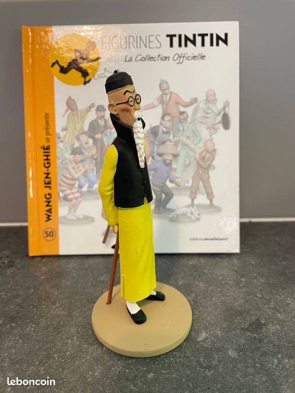 Figurine Tintin Collection Officielle #50 – Wang Jen-ghié – Hergé Moulinsart