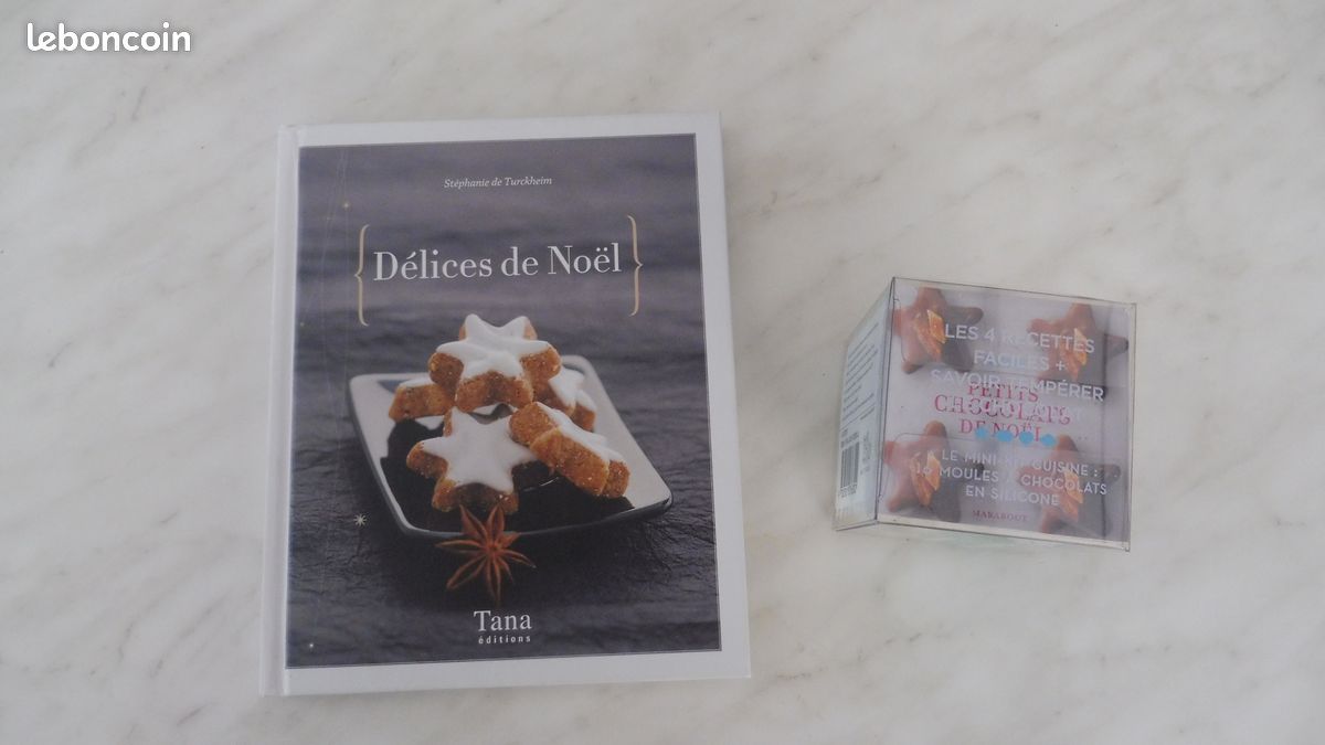 Livre recettes : les délices de Noël et kit moules chocolats (image 3)