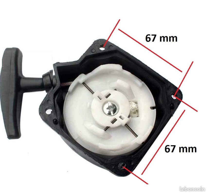 Lanceur/démarreur Semi-Automatique + Cloche d'entrainement pour débroussailleuse, tarière ou Machine Multi-Fonctions 5 en 1 (Multifonctions) | Leroy Merlin