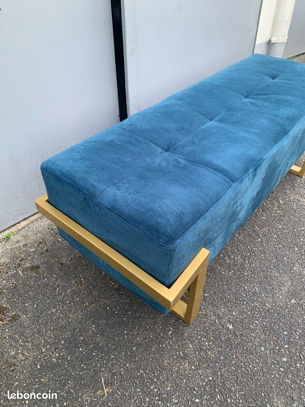 Banquette en velours (image 4)