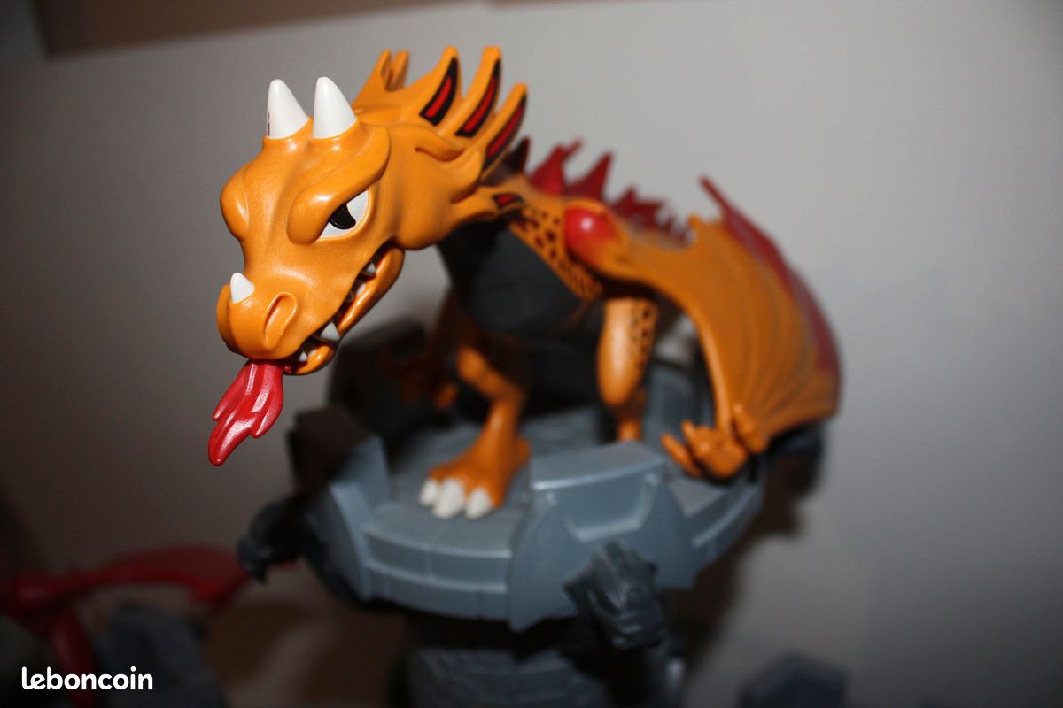 Playmobil citadelle du dragon rouge 4835 - Jeux & Jouets