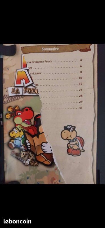 Boîtier De Jeu Paper Mario : La Porte Millénaire Sur Gamecube (PAL, Sans Notice)