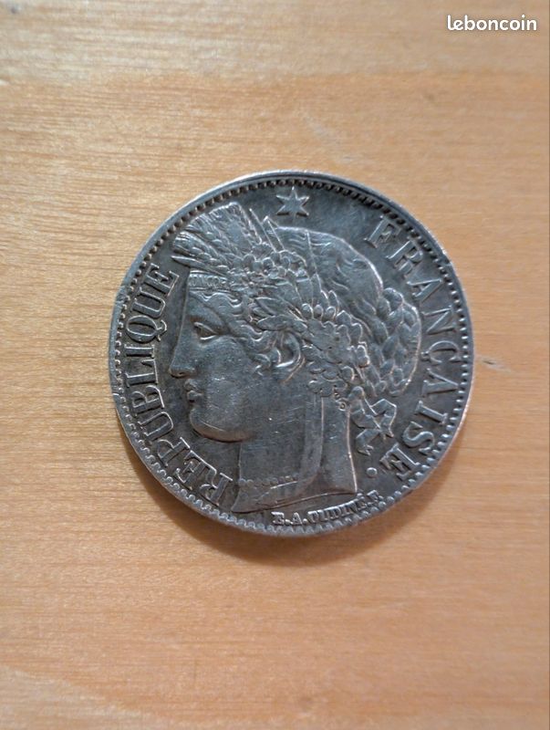 Lot piece de monnaie argent franc ceres (image 3)