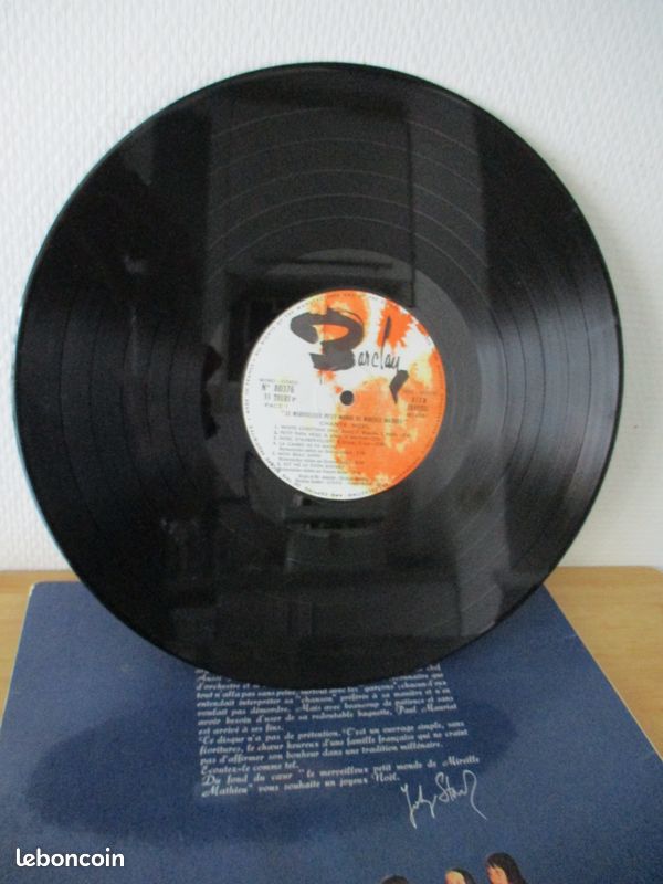 Disque vinyle Mireille Mathieu avec crèche Pop'up (PAZ) (image 3)