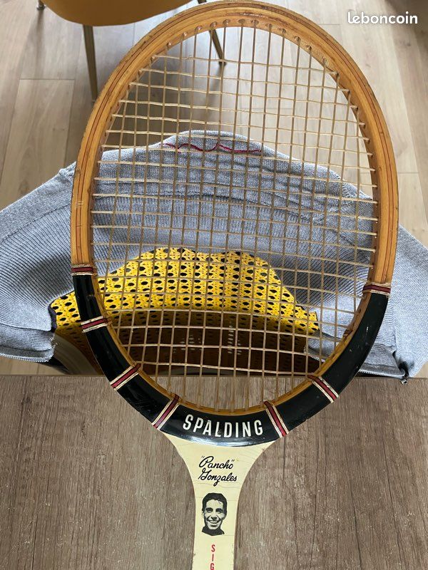 Raquette Vintage Spalding Impact 180 Avec Housse Wilson – Taille L1