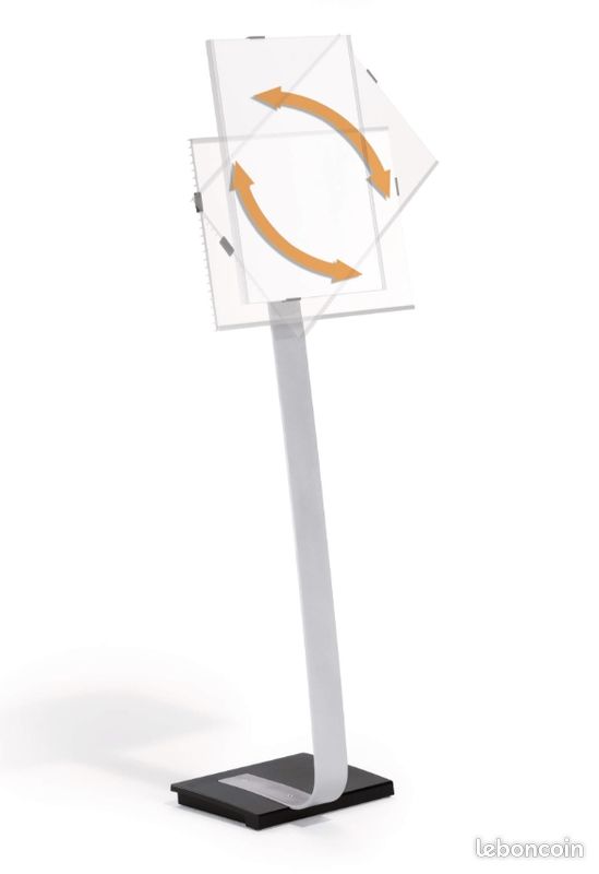 Porte affiche A3 au sol DURABLE 4813 Panneau d'information Présentoir sur pied (image 3)