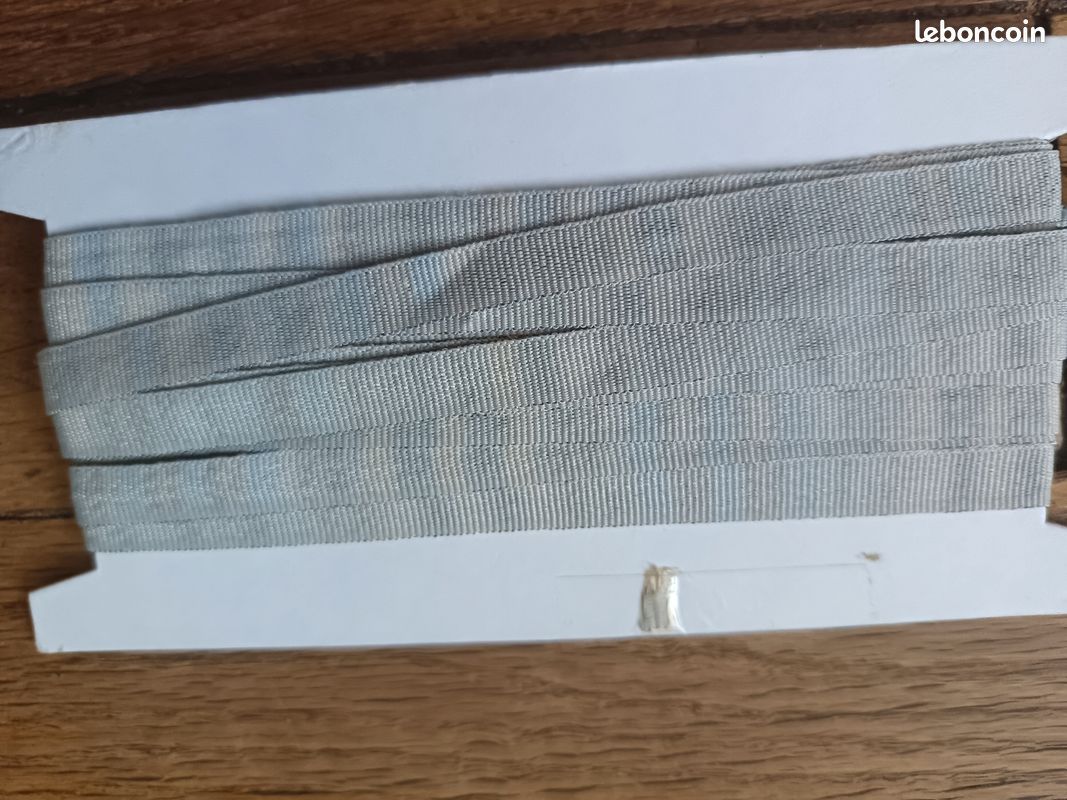 5 mètres Passepoil gris clair (image 6)