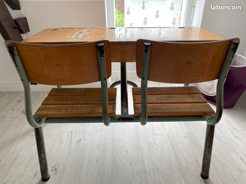 Bureau écolier vintage (image 1)
