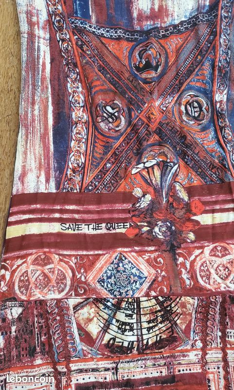 Tunique Save The Queen Taille L - Neuve, Motif Brodé, Style Bohème !