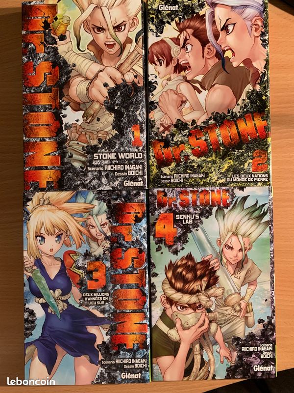 Dr Stone Tome 1,2,3 et 4 (image 1)