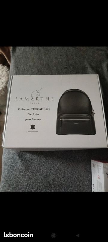 Backpack Sac Lamarthe Homme Sac à Dos En Cuir Homme Lamarthe Neuf
