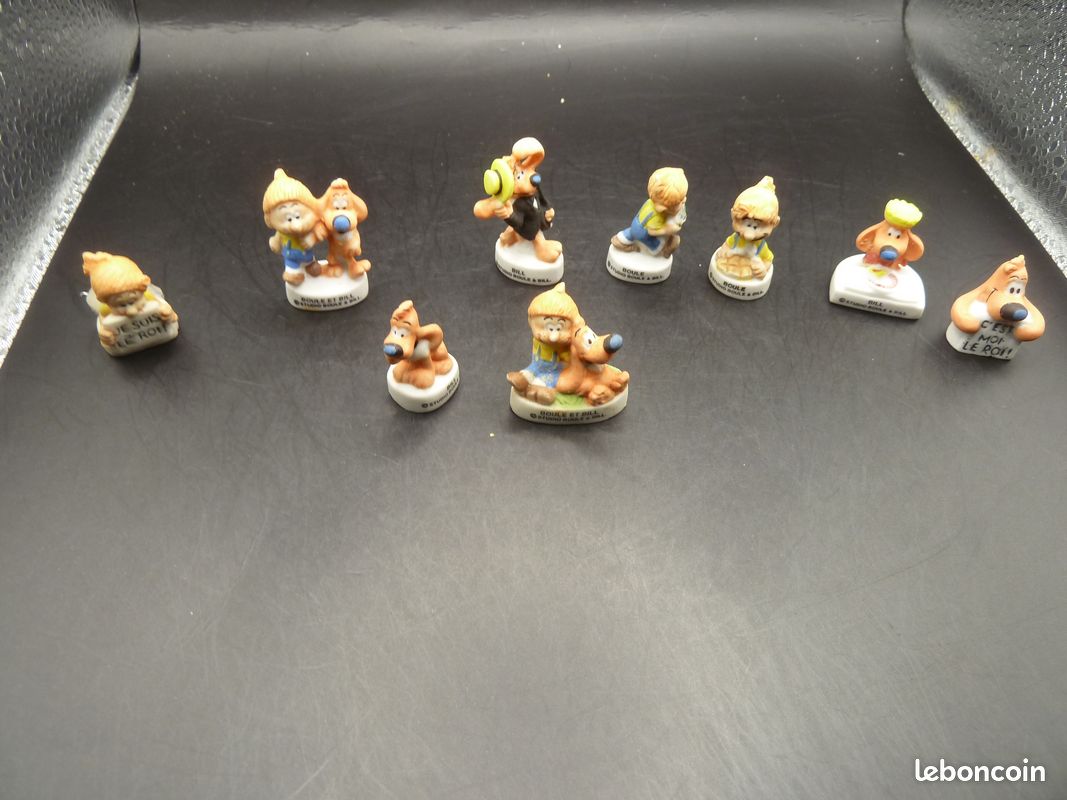 Lot de 9 feves boule et bill mates - ref perso d8 (image 9)