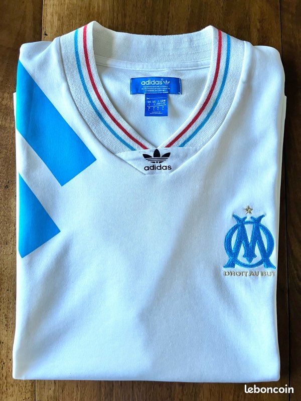 Maillot rétro vintage Olympique Marseille OM 93 1993 20 ans