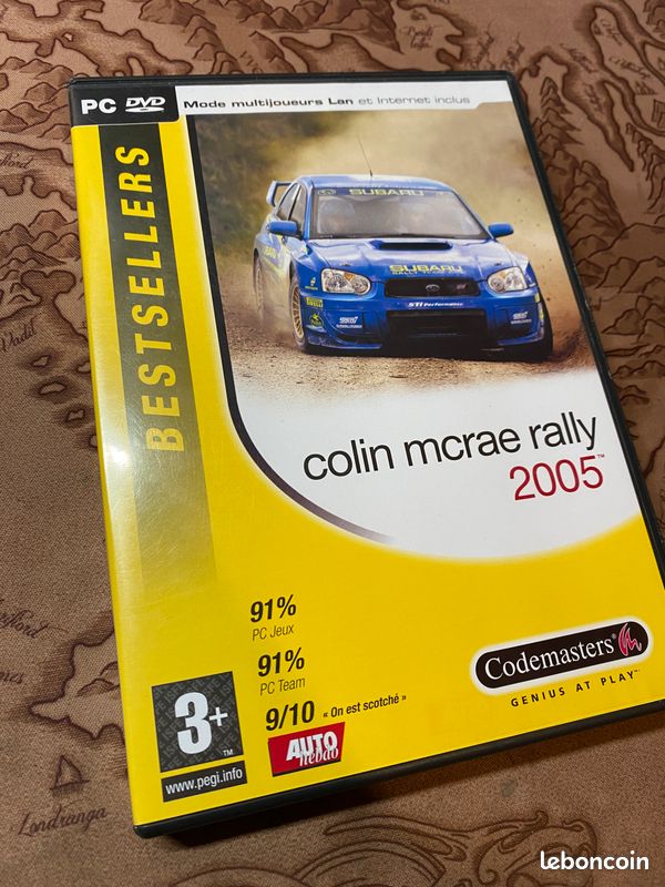 Jeu PC Colin McRae Rally 2005 – Version Française Complète Avec Notice – Édition Originale PAL