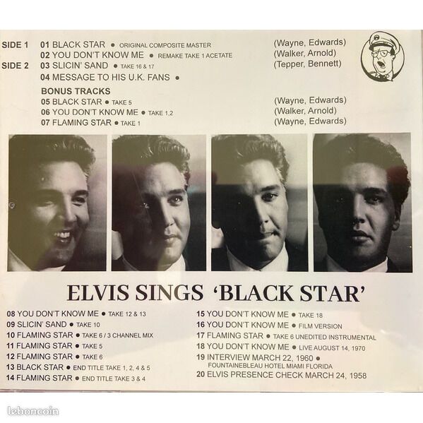 Elvis presley black star cd 28 outtakes & interviews (image 2)