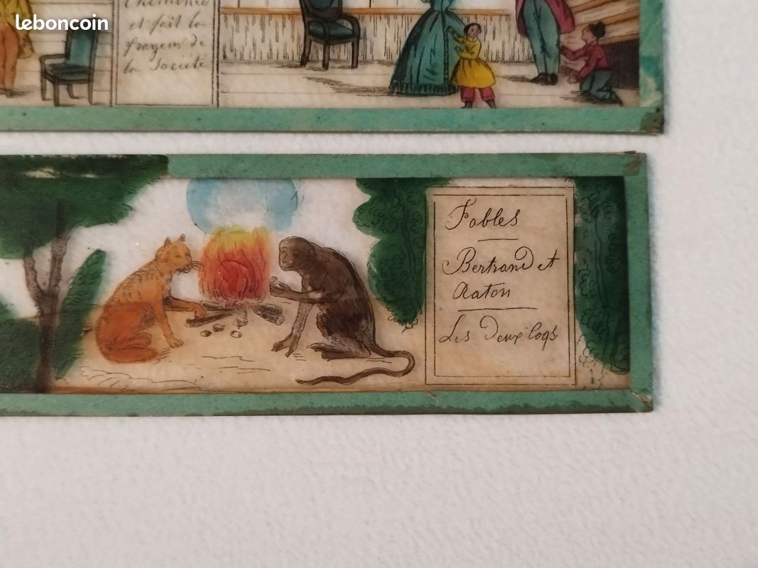 Plaques de verre photos pour Lanterne Magique - série de 11