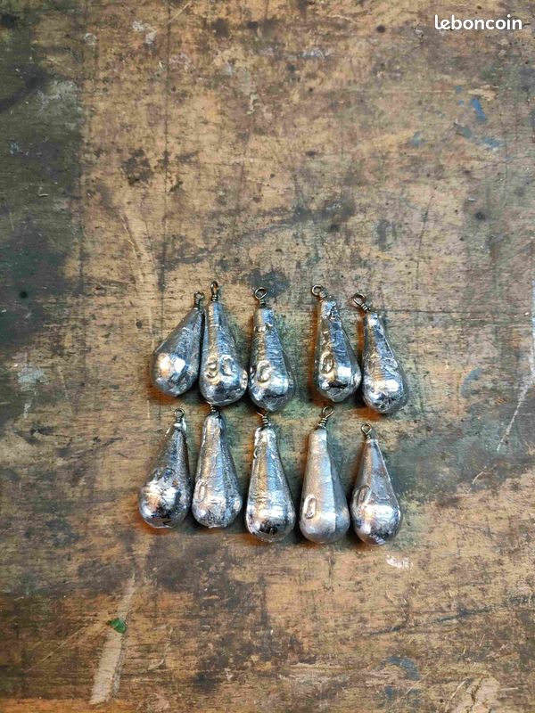 Plombs De Pêche 1/2 Oz - Lot De 50 - TJB LURES - Eau Douce Et Mer - Neufs