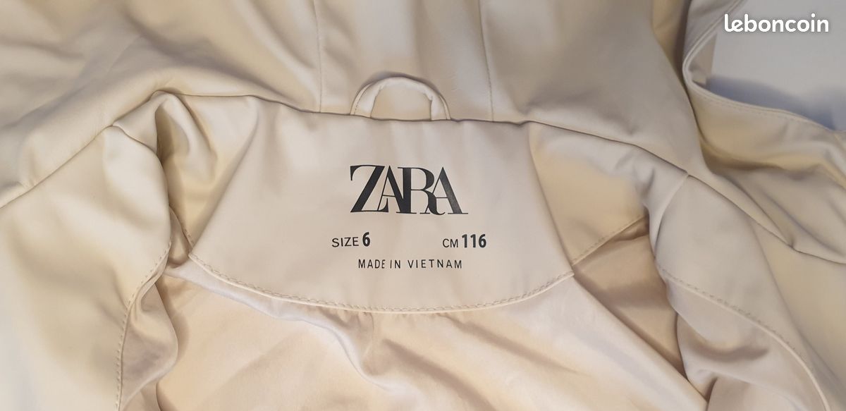 Imperméable Zara Vêtements