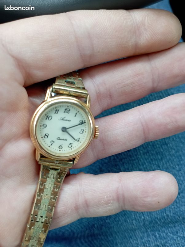 Lot de 2 montre dont une en or 18 carats en bon état (image 10)