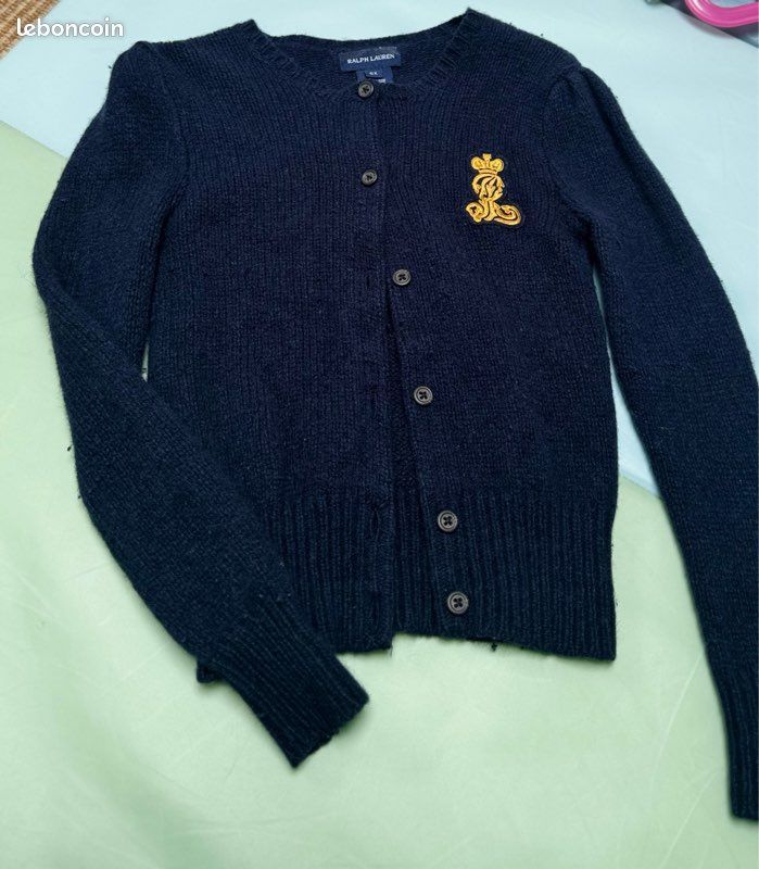 Beau gilet Ralph Lauren, 6A laine et angora (image 2)