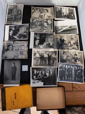 Lot De 34 Photos Anciennes En Bon état - Tirages Argentiques France - Thème Famille