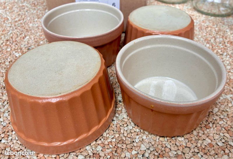 Lot De 4 Ramequins En Céramique Celebrate It – Blancs – Parfaits Pour Noël Et Friandises