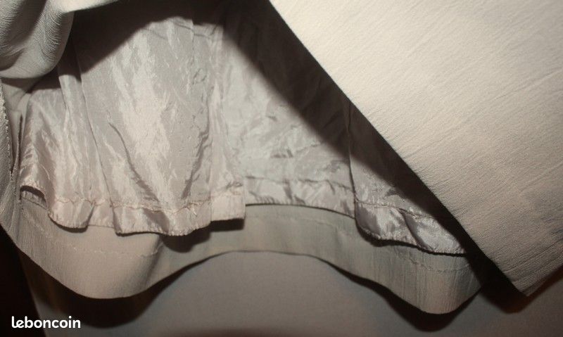 Jupe grise doublée T46 (4) (image 5)