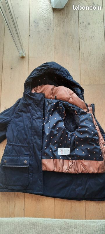 Blouson hiver - parka - ikks fille 3 ans (image 2)