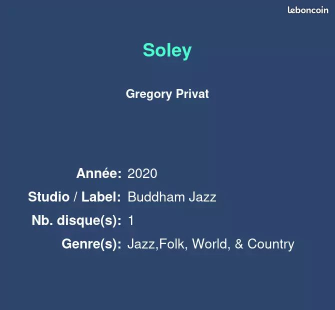 Soley - Gregory Privat (image 2)