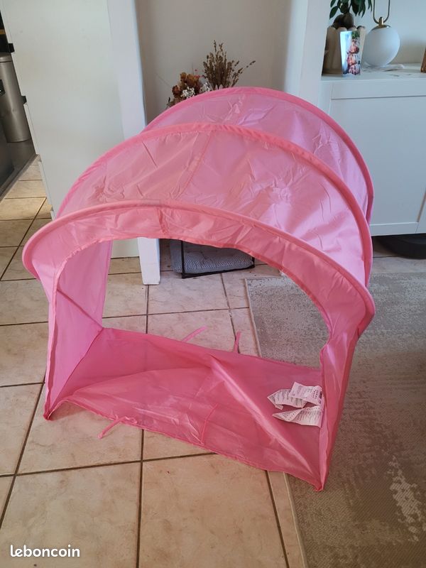 Tente pour lit ikea rose (image 1)