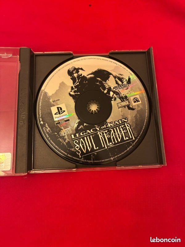 Notice Manuel Jeu Legacy Of Kain: Soul Reaver PS1 - Pour Playstation 1, état Correct (notice Seulement)