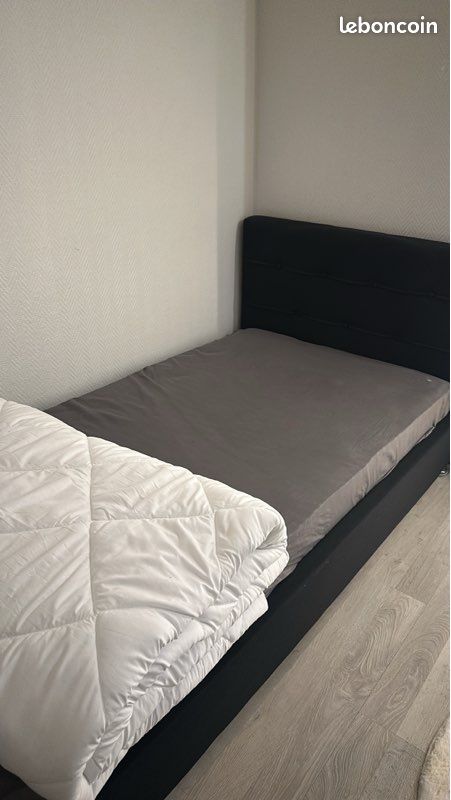 Lit simple avec matelas (image 5)